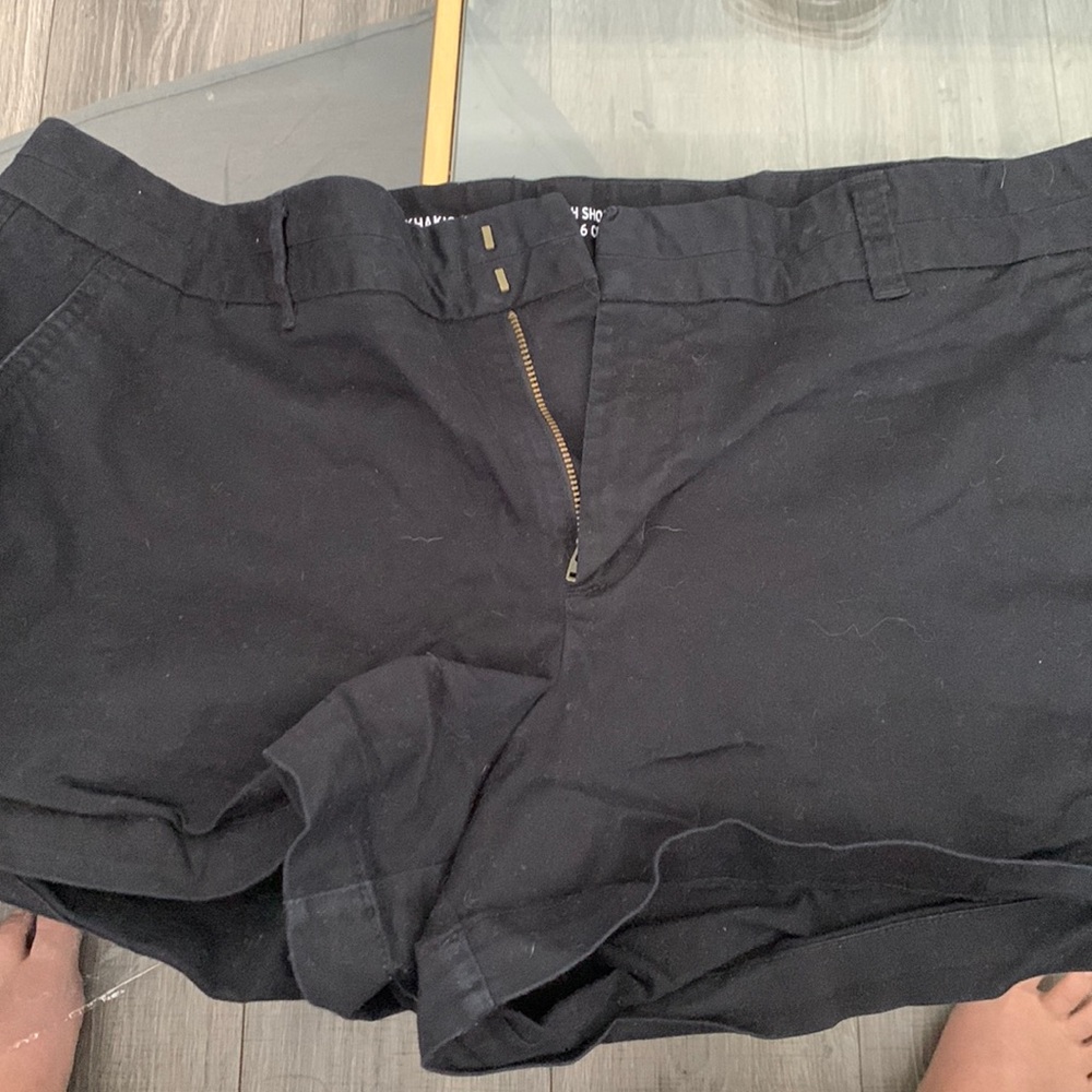 Black dress shorts
